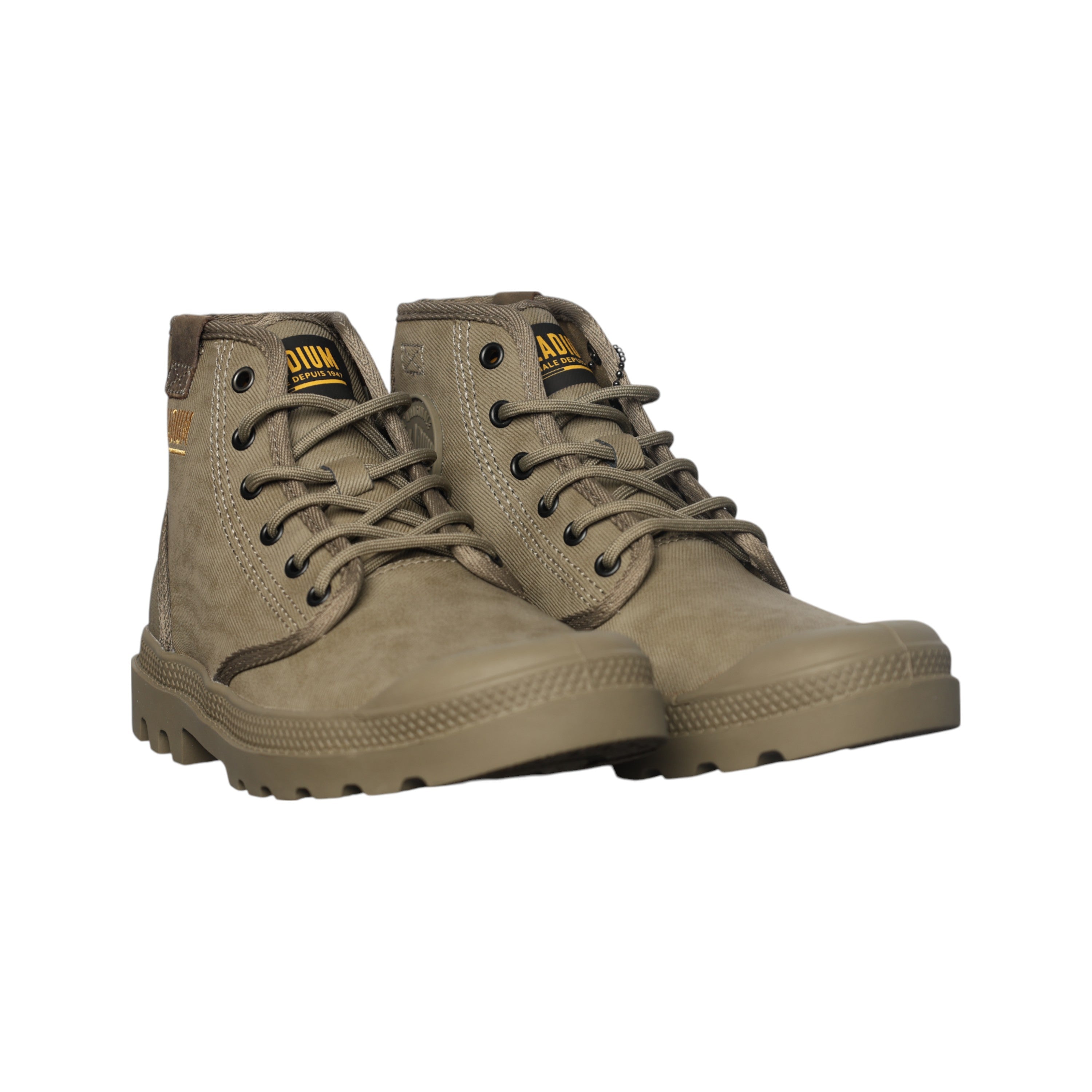 Palladium Sneaker Pampa Hi Coated Dusk Green